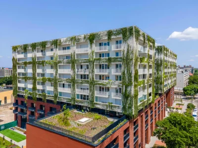 Metrodom Green I. ütem – zöldhomlokzat
