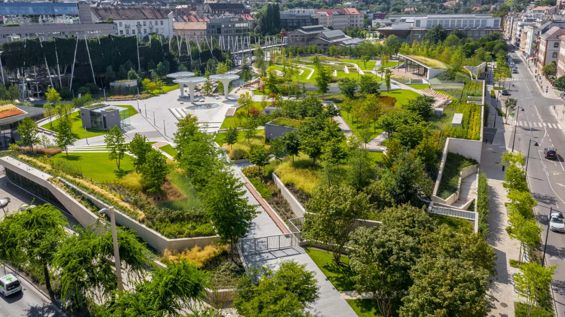 4D Tájépítész Iroda – Millenáris Széllkapu Park